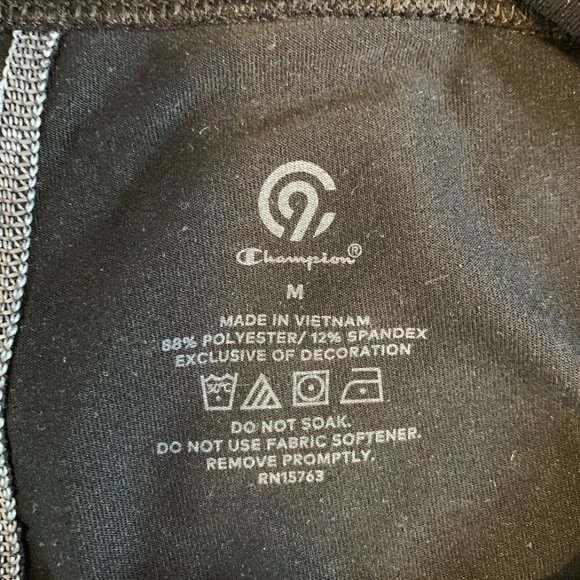 Black Champion biker shorts - Picture 3 of 3